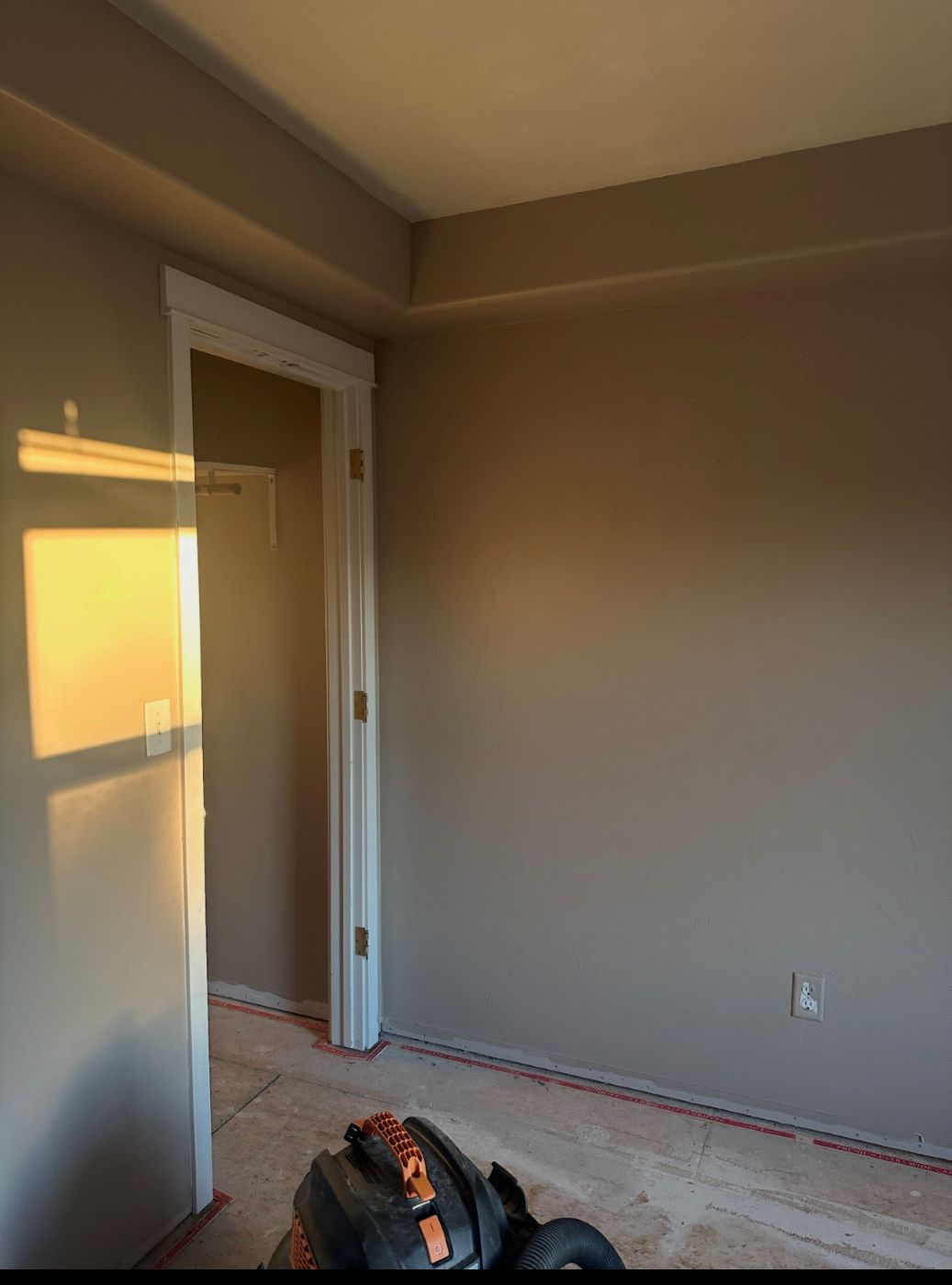 Fresh paint and trim
