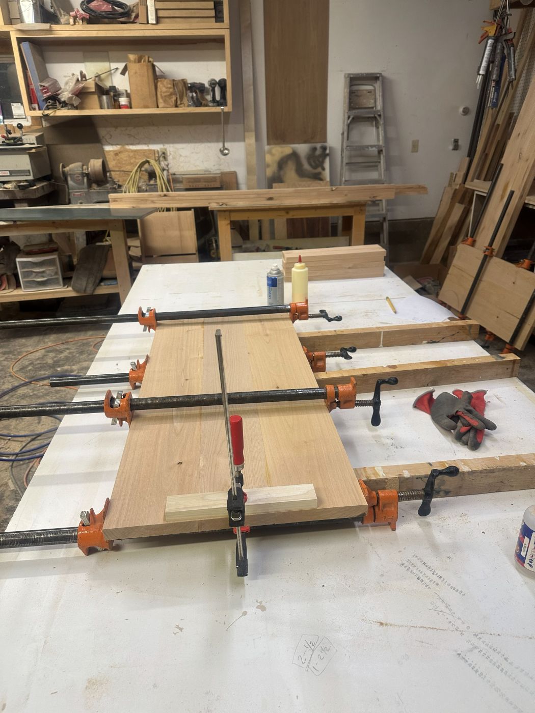 Clamped panels